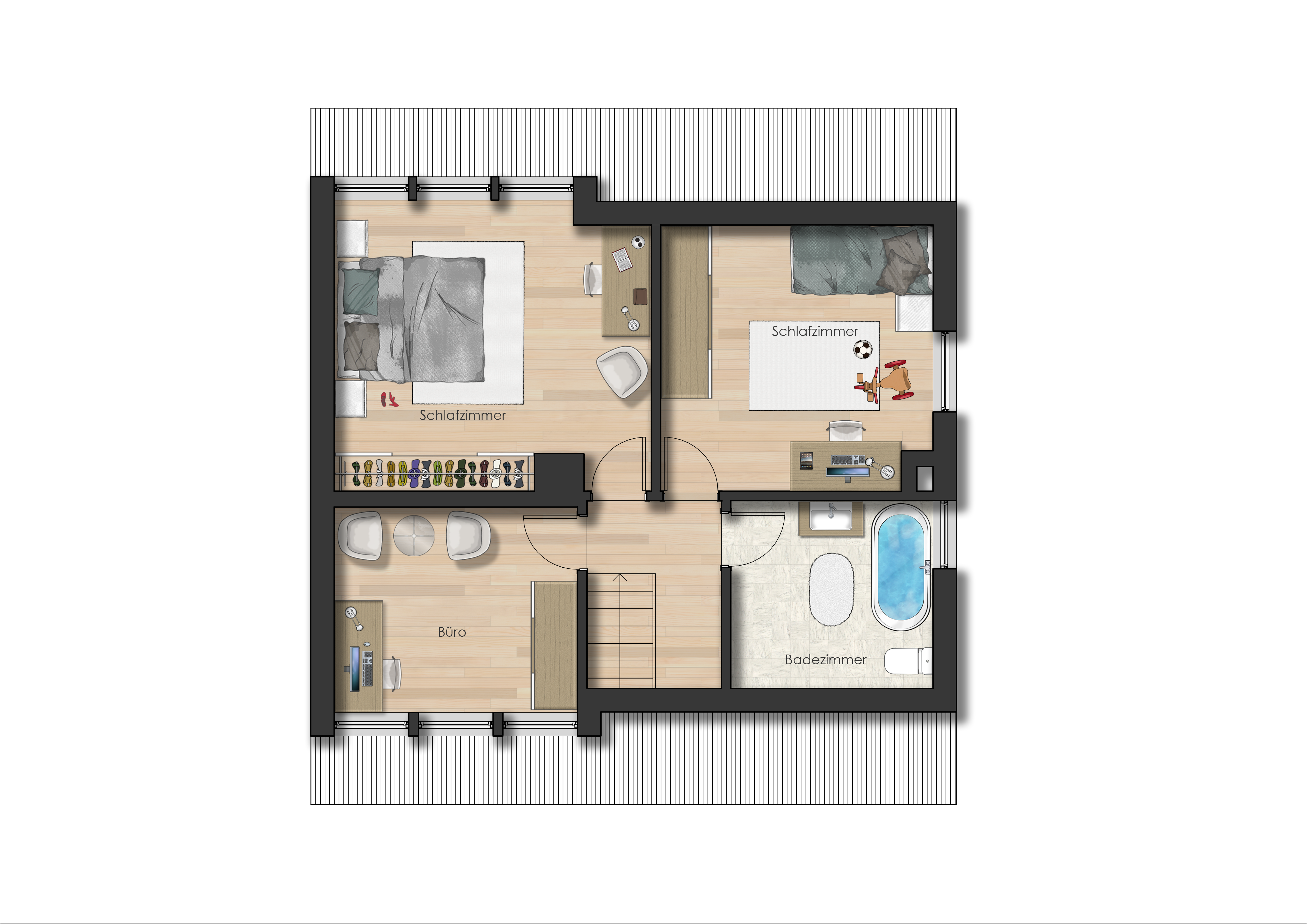 Grundriss 1. Obergeschoss