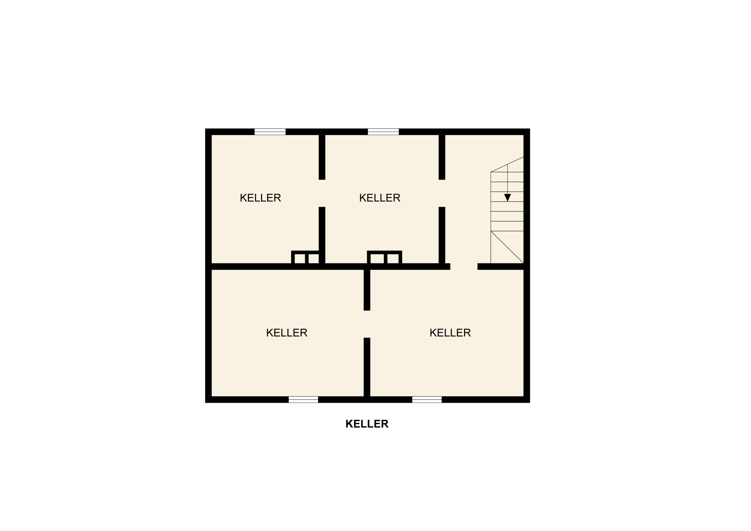 Grundriss Keller